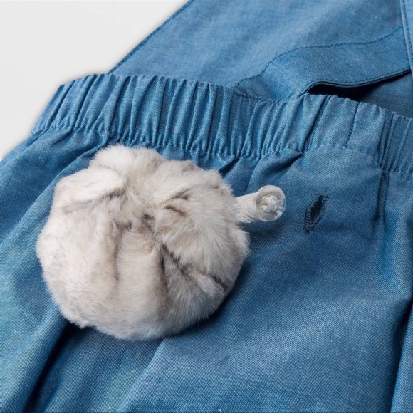 Cat & jack baby chambray bunny top & bottom set - Picture 5 of 6